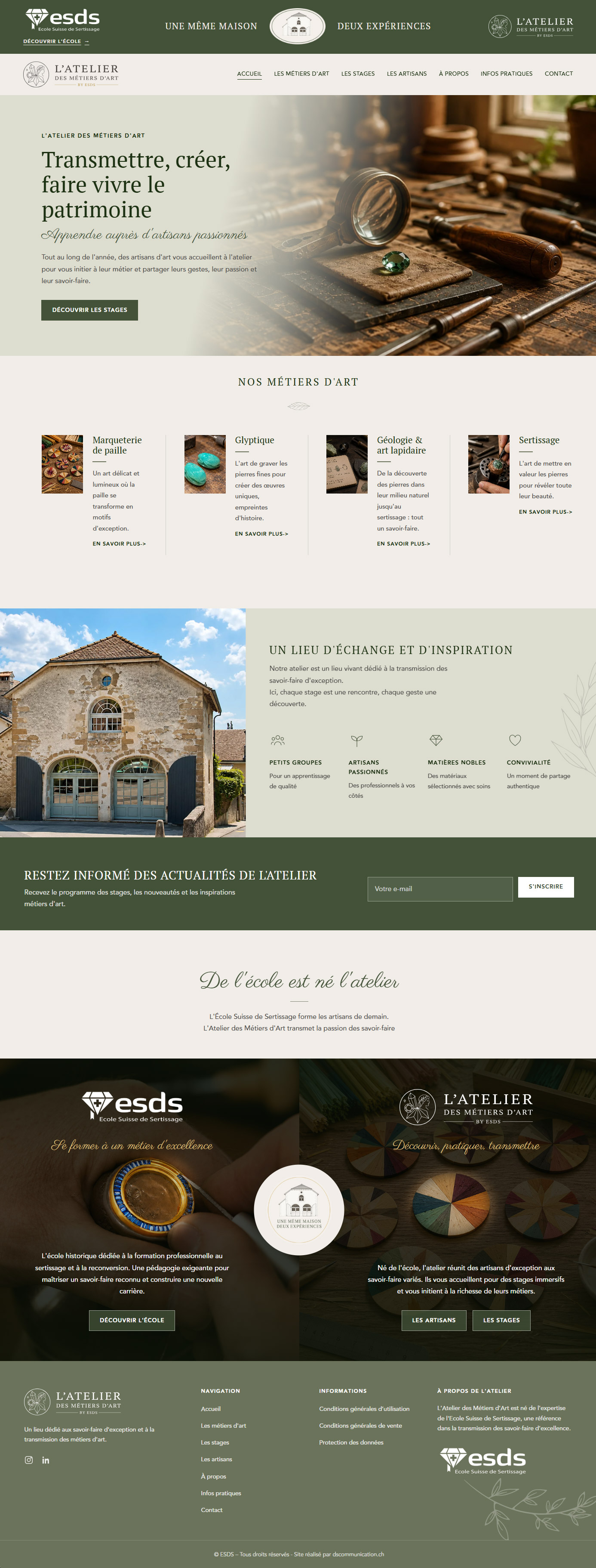 L'Atelier des Métiers d'Art